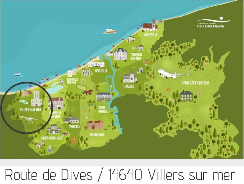L'Eden Parc Apartment Villers-sur-Mer Bagian luar foto